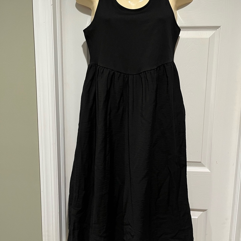 Time and Tru Black Maxi Dress